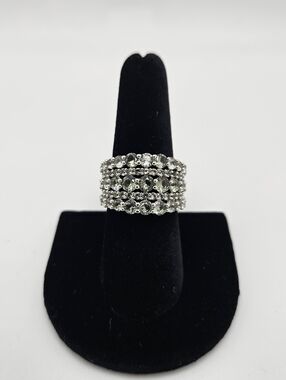 NWT BP OG Ring RBP6638 "Lead The Way" Tourmaline Green Spinel On Rhodium Size 8